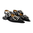 Feminine Ballerinas Ganni Synthetic Black