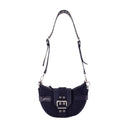 Bucky Small Crossbody Ganni Cotton Blue
