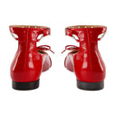 Eyelets Jewel Ballerinas Ganni Synthetic Red