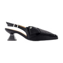 Big Bow Kitten Pumps Ganni Synthetic Black