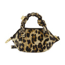 Bou nano crossbody ganni læder leopard
