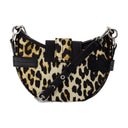 Bucky Small Crossbody Ganni Nylon Leopard