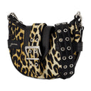 Bucky Small Crossbody Ganni Nylon Leopard
