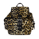 Bucky Small Backpack Ganni Nylon Leopard