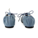 Eyelets Ballerinas Ganni Denim Blue