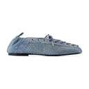 Eyelets Ballerinas Ganni Denim Blue