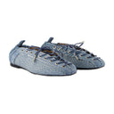 Eyelets Ballerinas Ganni Denim Blue