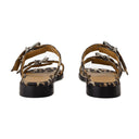 Feminine Sandals Ganni Denim Printed