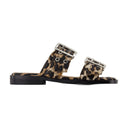 Feminine Sandals Ganni Denim Printed