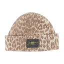 Banie léopard graphique Ganni Wool imprimé