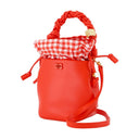 Bou Bucket Mini borsa Ganni in pelle rossa