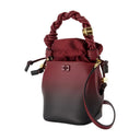Bou Bucket Mini Purse Ganni Leather Burgundy