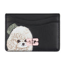 Bou Animals Cardholder Ganni Leather Black