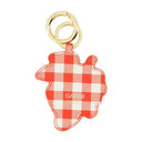 Grape Keyring Ganni Leather Red