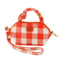 Bou Nano Keyring Ganni Leather Red