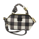 Bou Nano Keyring Ganni Leather Black