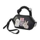 Bou Nano Animals Keyring Ganni Leather Black