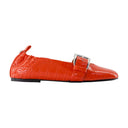 Butterfly Ballerinas Ganni Leather Orange