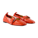Butterfly Ballerinas Ganni Leather Orange