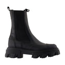 Chelsea Anckle Boots Ganni Leather Black
