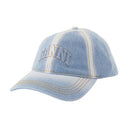 Cap Ganni Cotton Blue