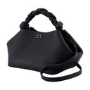 Bou petit sac à main à grain ganni noir synthétique