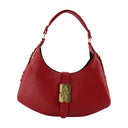 Kat Small Shoulder Bag Ganni Leather Red