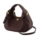 Mini borsa a grana Grani sintetica marrone