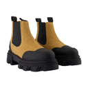 Low Chelsea Ankle Boots Ganni Leather Brown