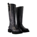 Studs Vintage Boots Ganni Leather Grey