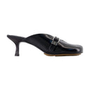 Sue Heeled Sandals Ganni Leather Black
