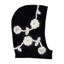 Gorro Ganni De Lana Con Flores De Ganchillo Negro