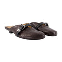 Sue Kitten Croco Sandals Ganni Synthetic Brown