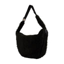 Valera Vision Shoulder Bag Large Crossbody Rains Synthetic Black