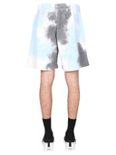 MSGM 타이 염료 패턴 버뮤다