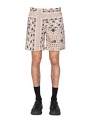 MSGM Paisley Muster Bermuda