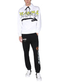 Disclaimer Sweatshirt With Logo Print
