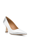 Aeyde Zandra Laminated Nappa Leather Silver