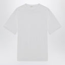 The Row White Cotton T Shirt Chiara