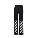 Off White Pantalones de chándal de algodón blanco roto