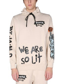 Disclaimer Sweatshirt With Logo Print