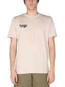 Disclaimer T Shirt With Logo Print