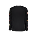 T-shirt a maniche lunghe con logo bianco sporco