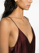 Strong Strretch Silk Satin Strappy Top
