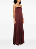 Strong Strong Stretch Silk Satin Dress
