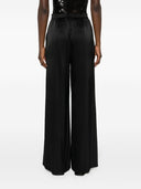 Pantalones anchos de satén de seda estiramientos fuertes fuertes