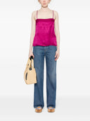 Strong Strong Fluid Jacquard Strappy Top