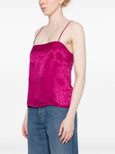 Strong Strong Fluid Jacquard Strappy Top