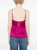 Strong Strong Fluid Jacquard Strappy Top