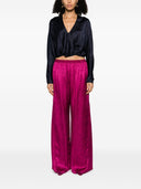 Strong Fluid Jacquard Flared Pants